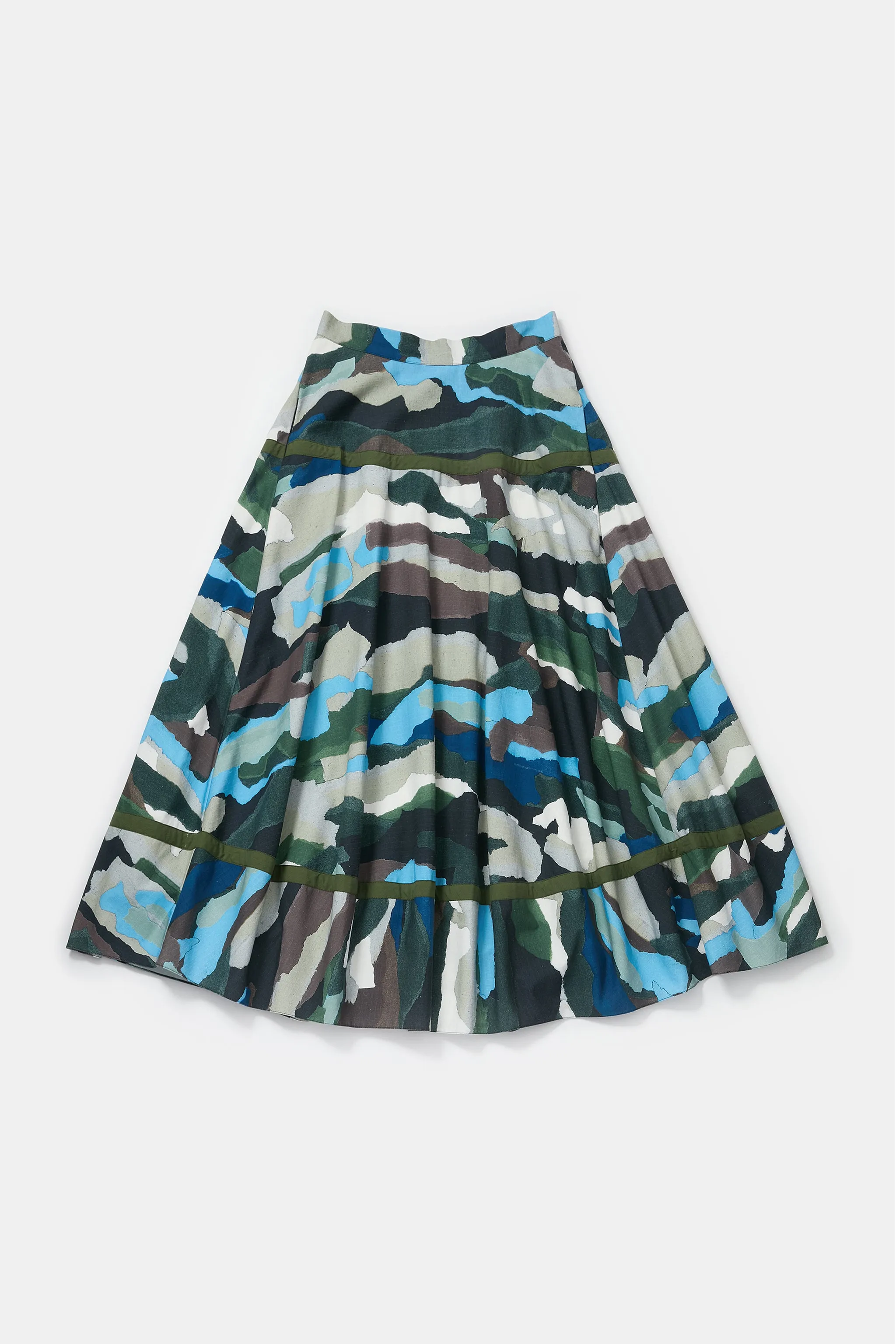 THE PARACHUTIST SKIRT / TORN PAPER CAMO