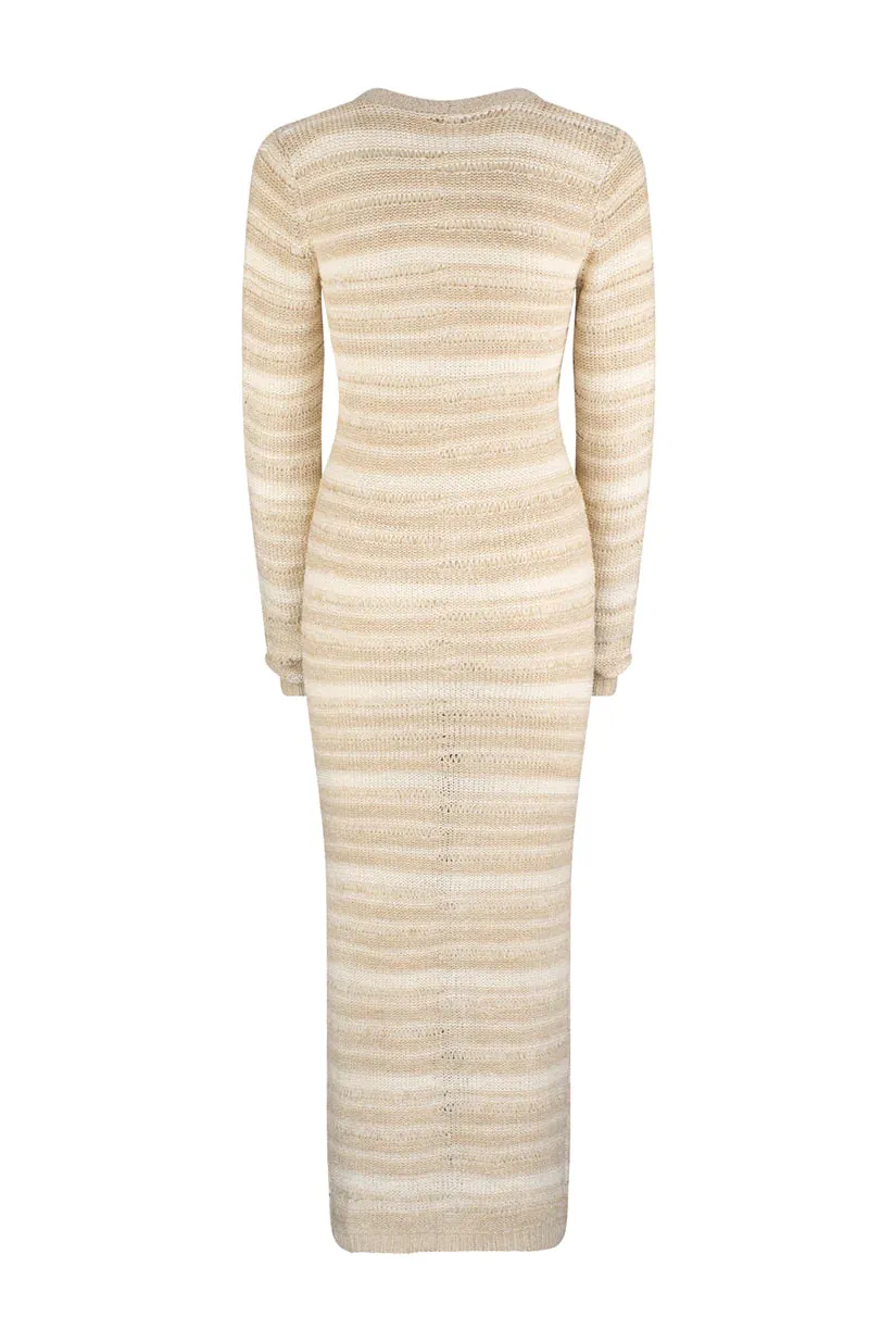 Tigerlily Farah Lorna Knit Dress - Oatmeal