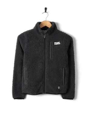 Wyer - Kids Fleece - Zip - Dark Grey