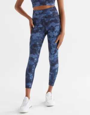 ZOE Air-Core Full Length Legging - Navy Splatter Camo